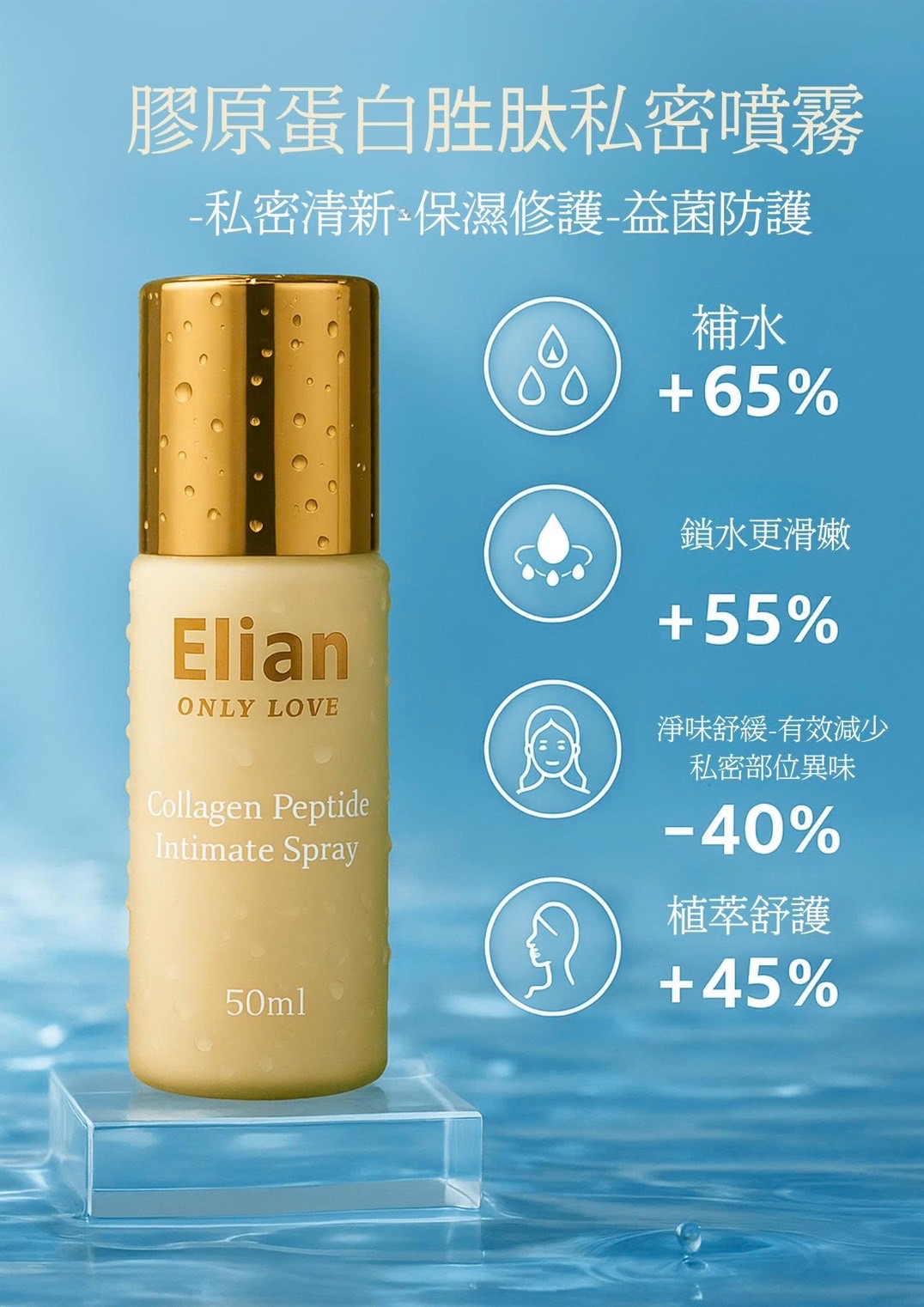 Elian 膠原胜肽私密噴霧 2